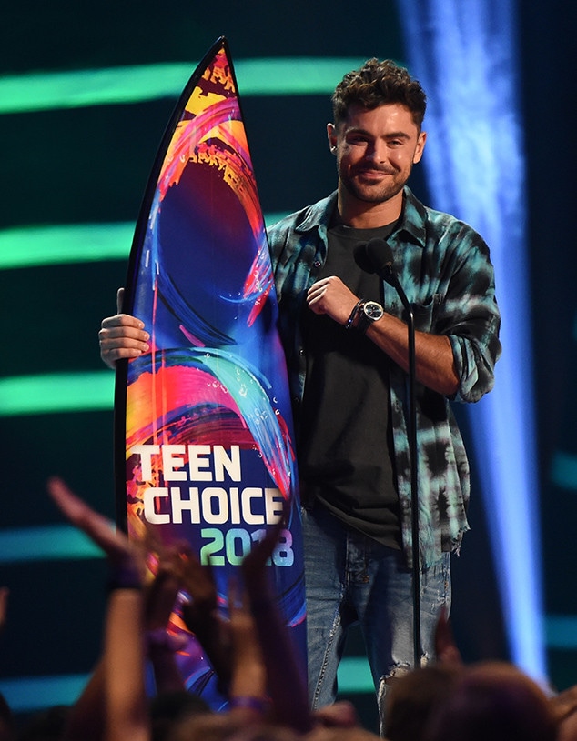 Zac Efron, 2018 Teen Choice Awards