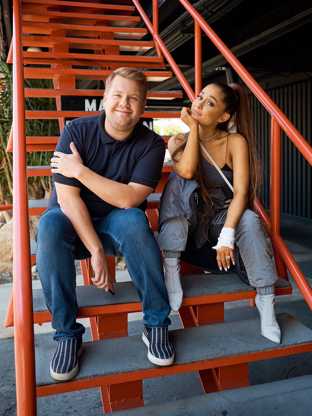 Ariana Grande and James Corden Turn Titanic Into a Musical