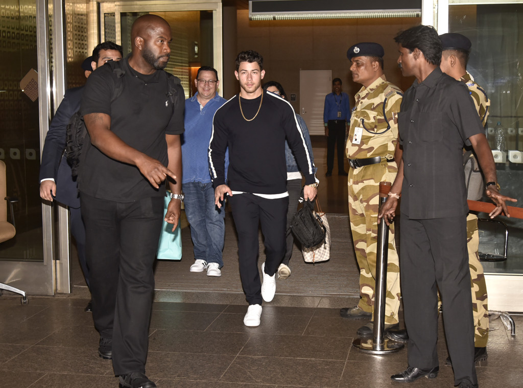Nick Jonas and Family Arrive in India for Engagement Party - E! Online - AU