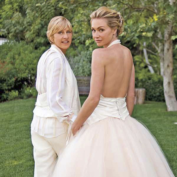 Ellen Degeneres Wedding / Five Heartwarming Gay Celebrity Wedding that ...