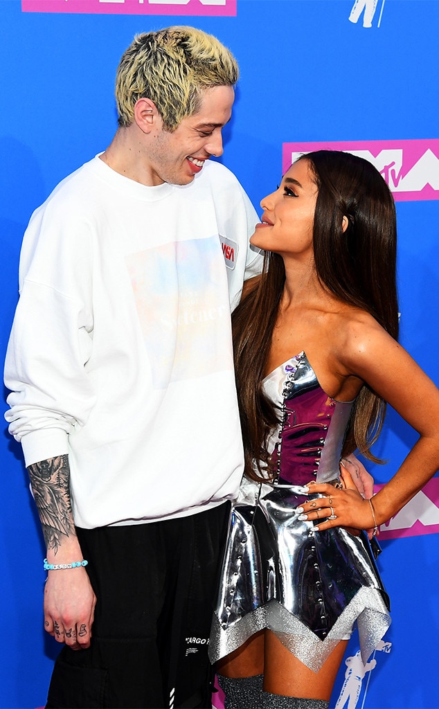 Ariana Grande Covers Pete Davidson Tattoo With a Band-Aid | Us Weekly