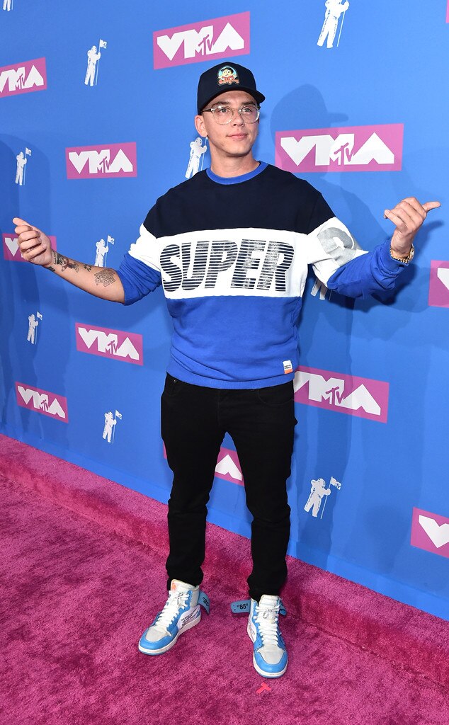 Logic from MTV Video Music Awards 2018 Red Carpet Fashion E! News
