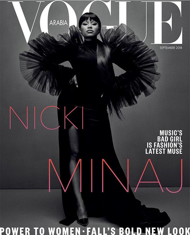 Nicki Minaj Vogue Arabia From 2018 September Issue Covers E News 