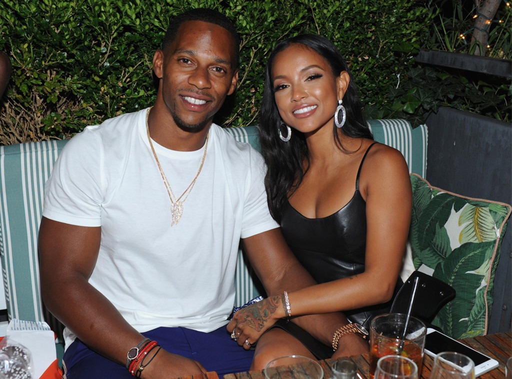 Victor Cruz, Karrueche Tran, Republic Records After Party, VMA After Parties 2018