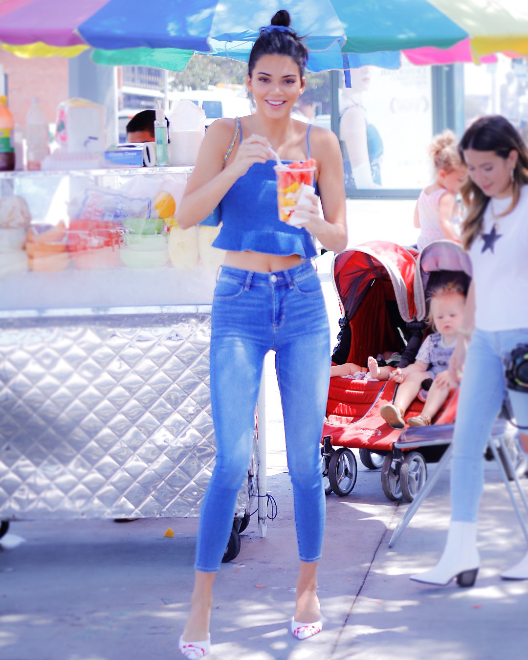 Kendall Jenner's Head-to-Toe Fall Denim Outfit Is Super ...