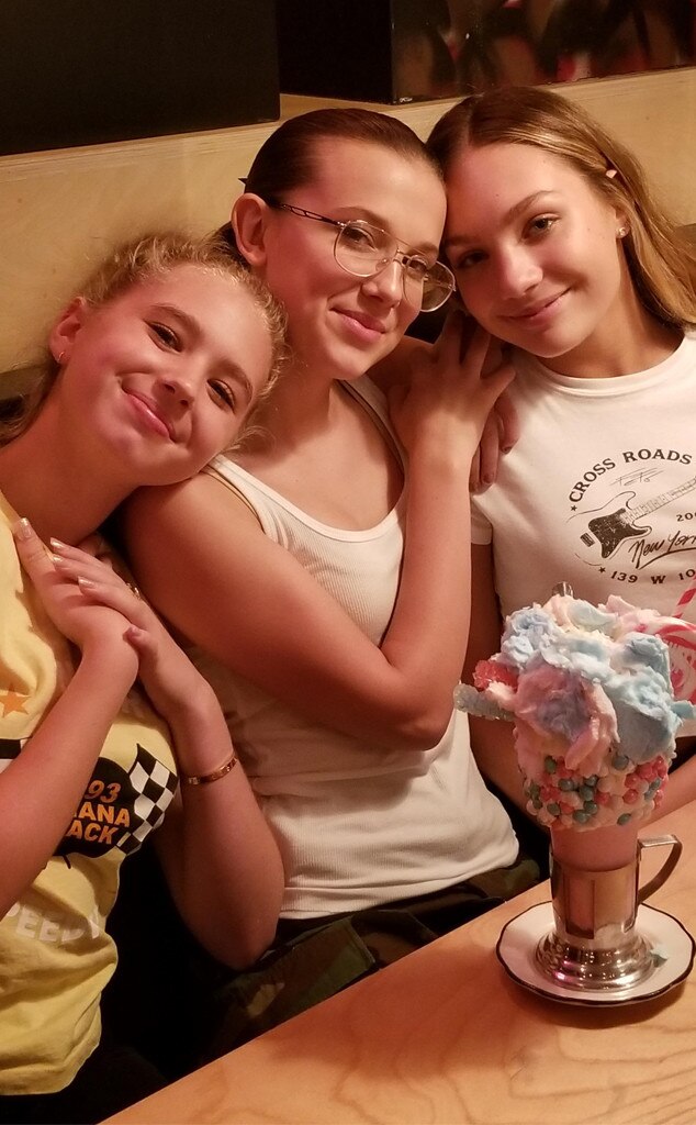 Millie Bobby Brown, Maddie Ziegler & Lilia Buckingham from Stars Really Do Eat E! News