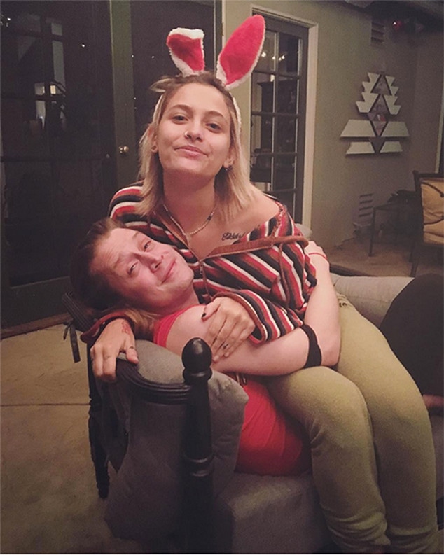 Paris Jackson, Macaulay Culkin, 2017, Instagram