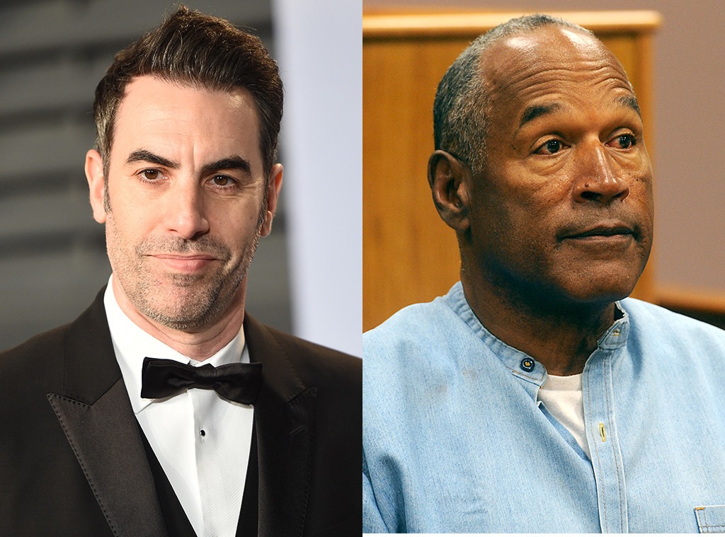 Sacha Baron Cohen, OJ Simpson