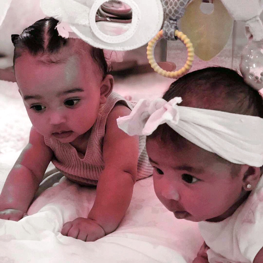 Chicago West, True Thompson, Kim Kardashian, Instagram