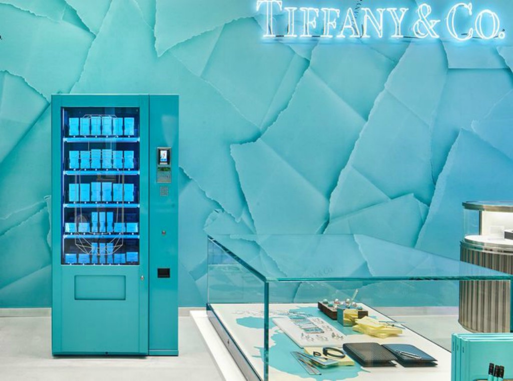 Tiffany & Co, máquina de venda automática