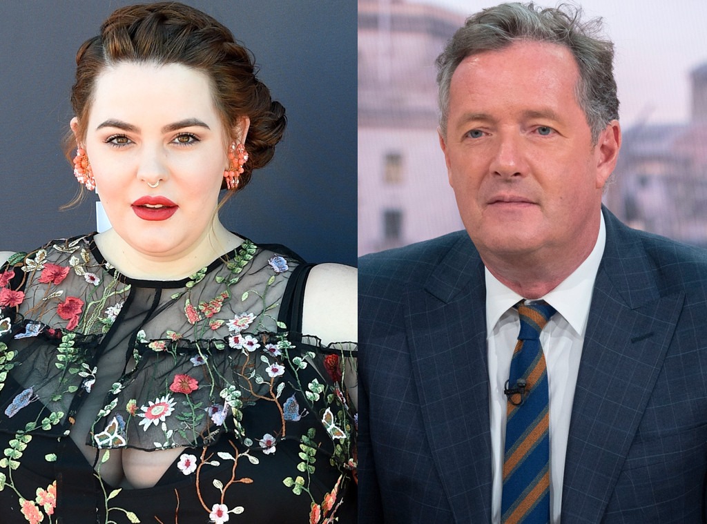 Tess Holliday Fires Back After Piers Morgan Body Shames Her Over