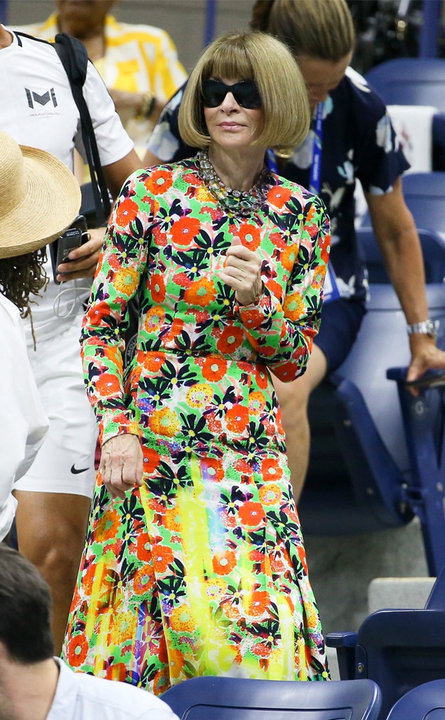 Anna Wintour from U.S. Open 2018 Star Sightings E! News