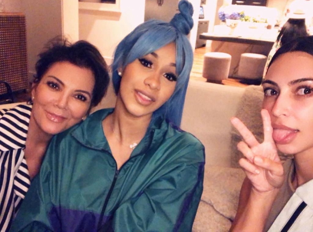 Cardi B., Kris Jenner, Kim Kardashian, Instagram