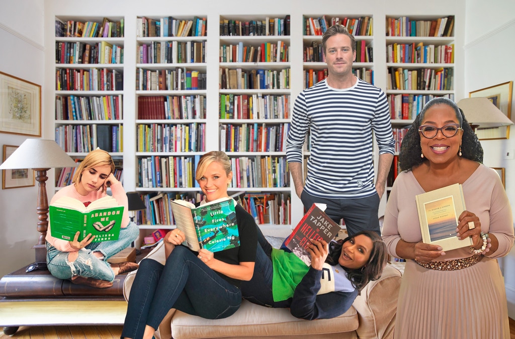 Book Lovers Day, Reese Witherspoon, Oprah, Mindy Kaling, Armie Hammer, Emma Roberts