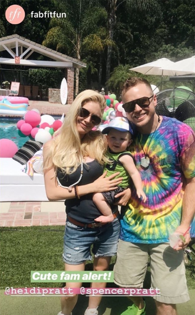 Heidi Montag, Spencer Pratt, Gunner Stone, FabFitFun Event