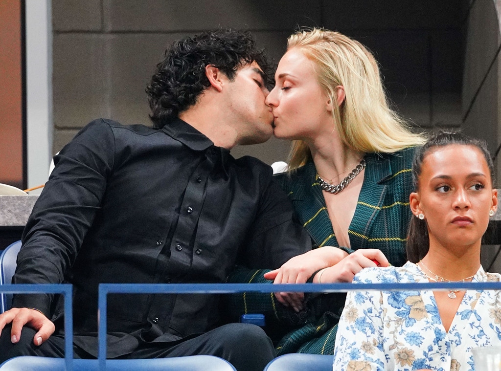 Joe Jonas, Sophie Turner, US Open, PDA