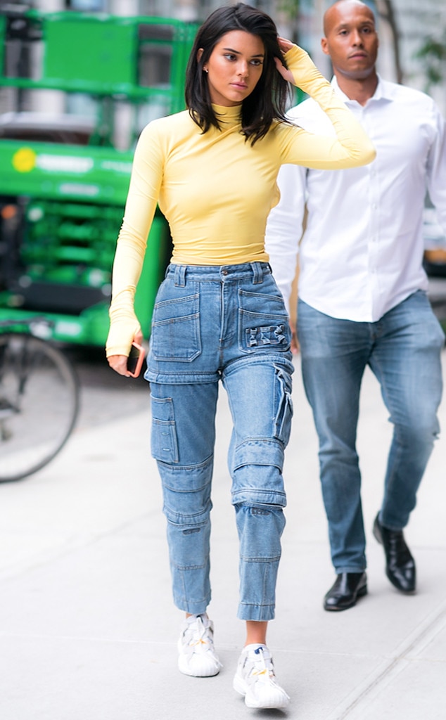 Kendall Jenner from Best Celeb Street Style From New York Fashion Week ...
