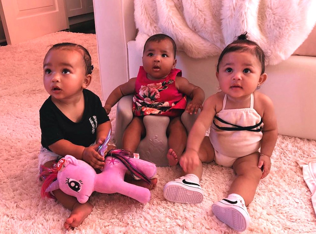 Chicago West, True Thompson, Stormi Webster, Kim Kardashian, Instagram