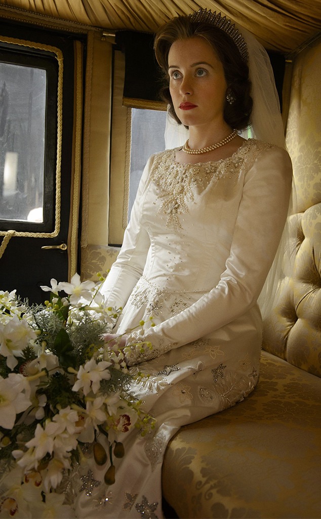 claire foy wedding dress