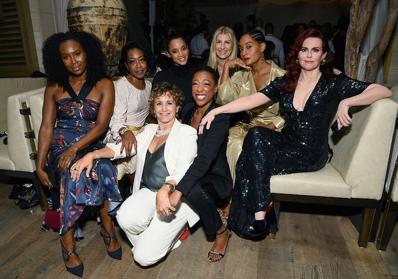 Gabrielle Carteris, Samila Wiley, Group, Pre-Emmys 2018, Party