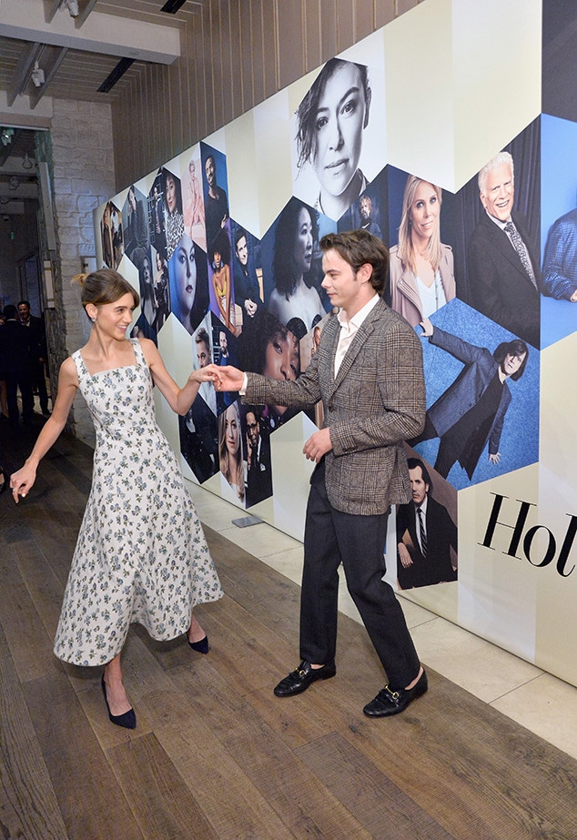 Natalia Dyer, Charlie Heaton, Pre-Emmys 2018, Party