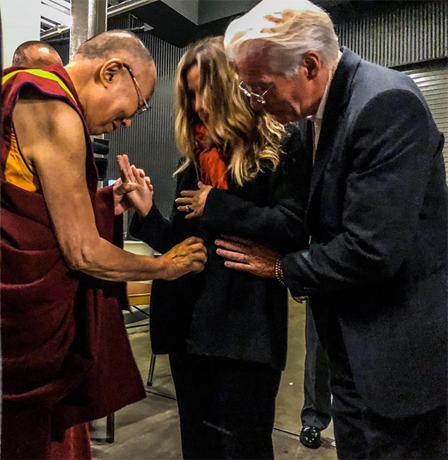 Richard Gere, Wife, Alejandra, Pregnant, Dalai Lama