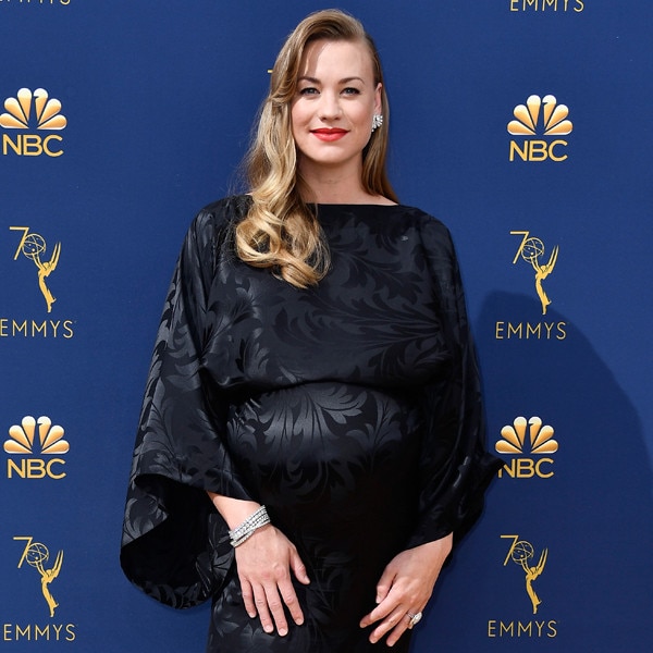 Yvonne Strahovski Accidentally Reveals Babys Sex at the Emmys