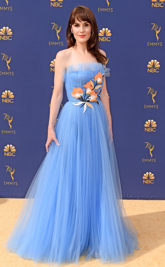 Michelle Dockery from Best Dressed Stars at the Emmy Awards 2018 | E