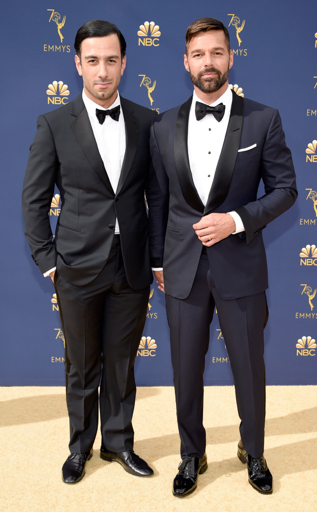 Ricky Martin, Jwan Yosef, 2018 Emmys, 2018 Emmy Awards, Couples