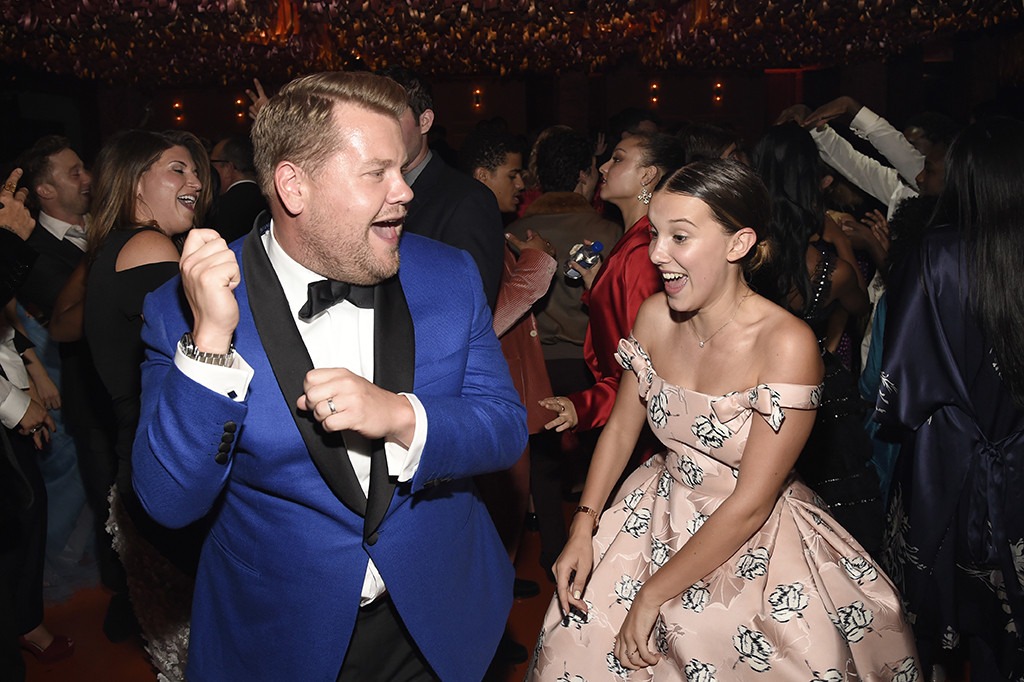 James Corden, Millie Bobby Brown, Emmy 2018 After Photos