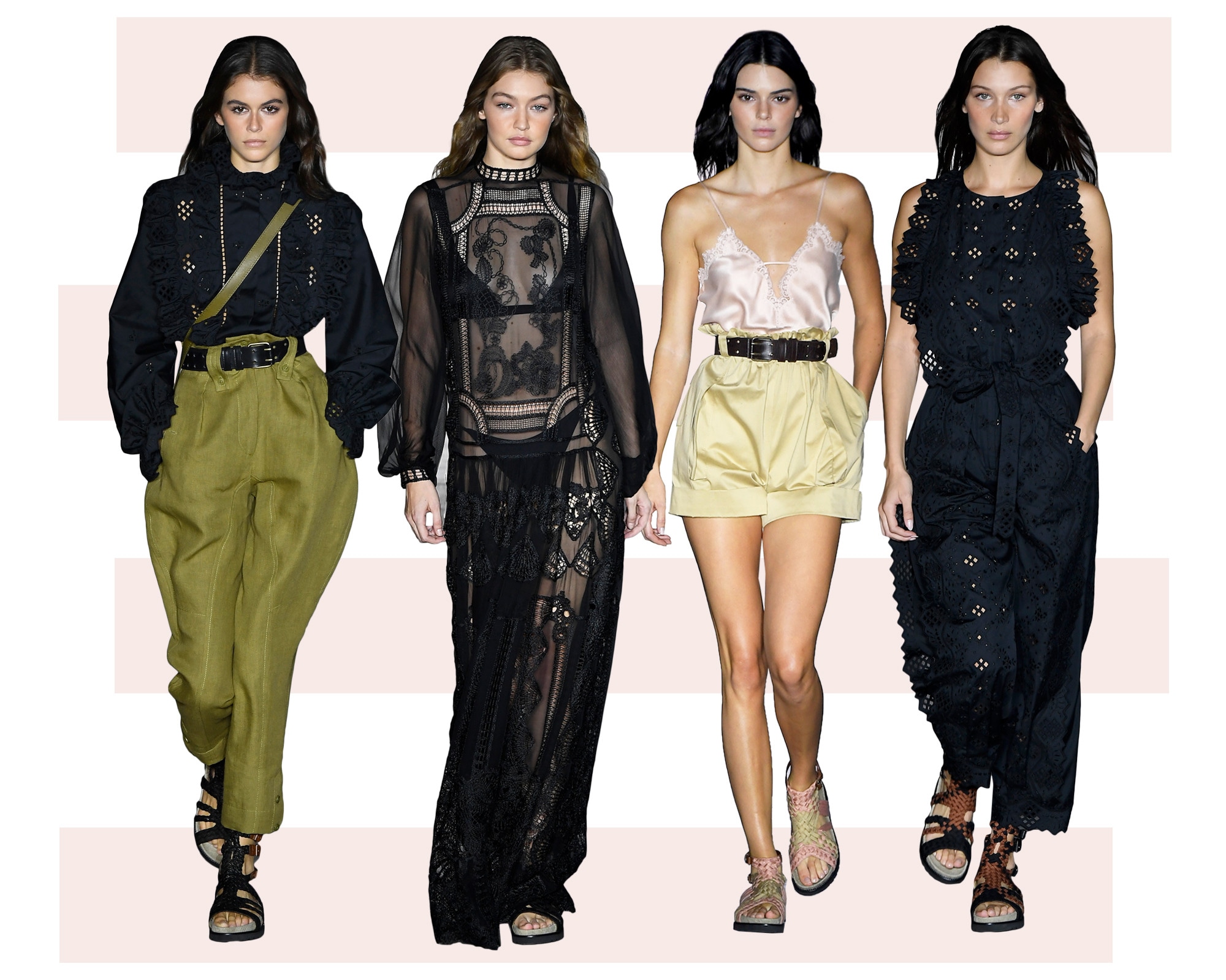 ESC: Milan Fashion Week, Alberta Ferretti, Gigi Hadid, Kendall Jenner
