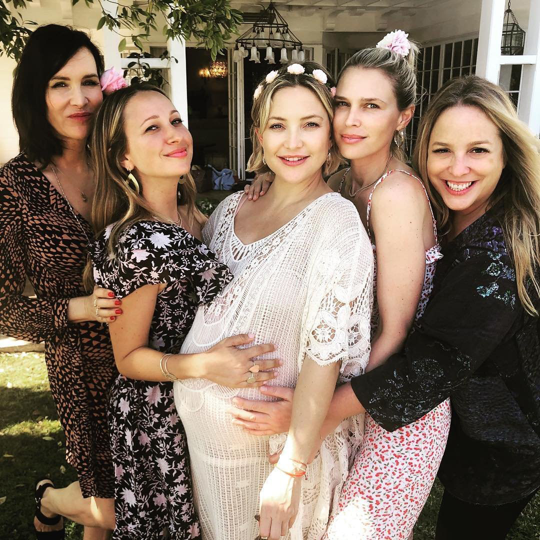 Kate Hudson Celebrates Baby Shower Look Back At Her Pregnancy Journey E Online