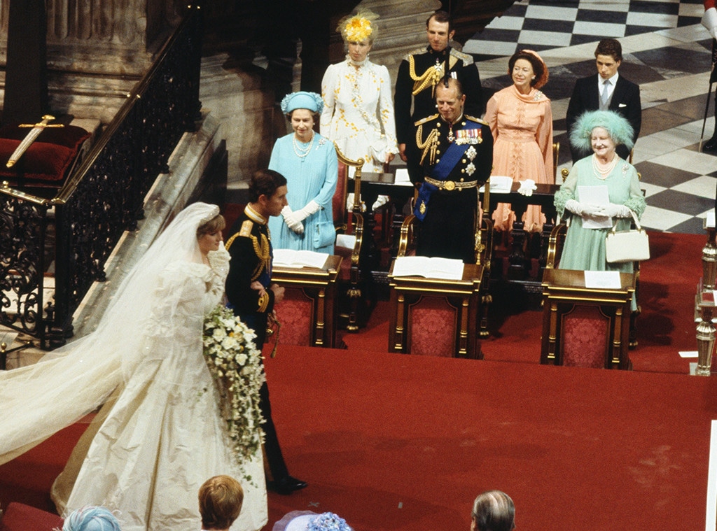 Prince Charles, Princess Diana Wedding, Queen Elizabeth II, Prince Philip, Queen Mother, Prince Andrew, 1981, Widget, Life in Pictures