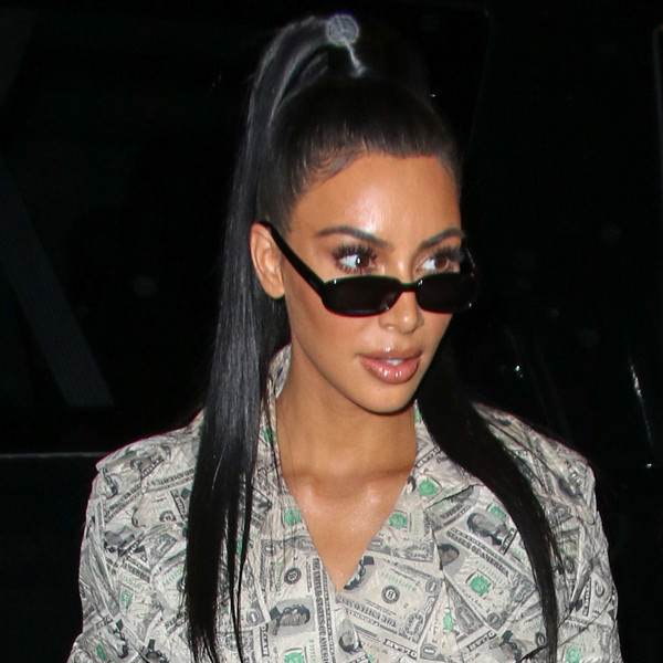 Kim Kardashian Wears Money Outfit To Anastasia Beverly Hills Party