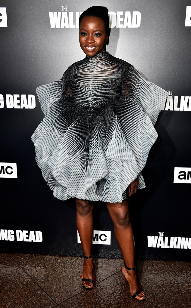 Danai gurira red store carpet