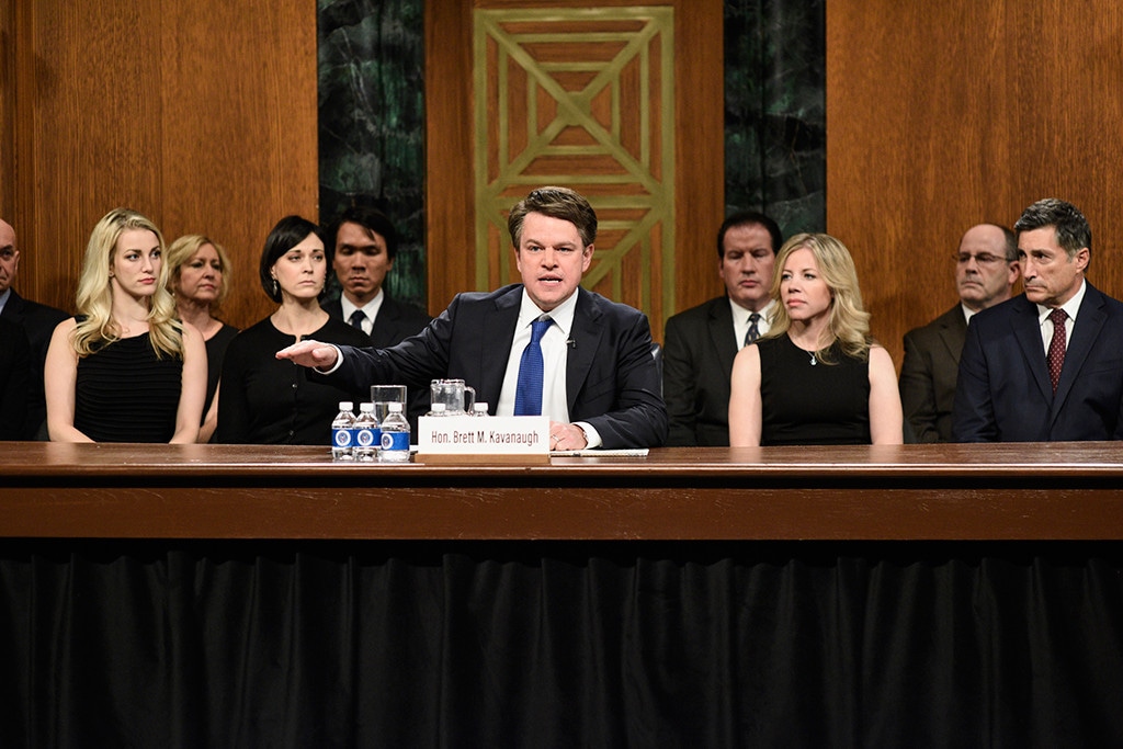 Matt Damon, Brett Kavanaugh, SNL