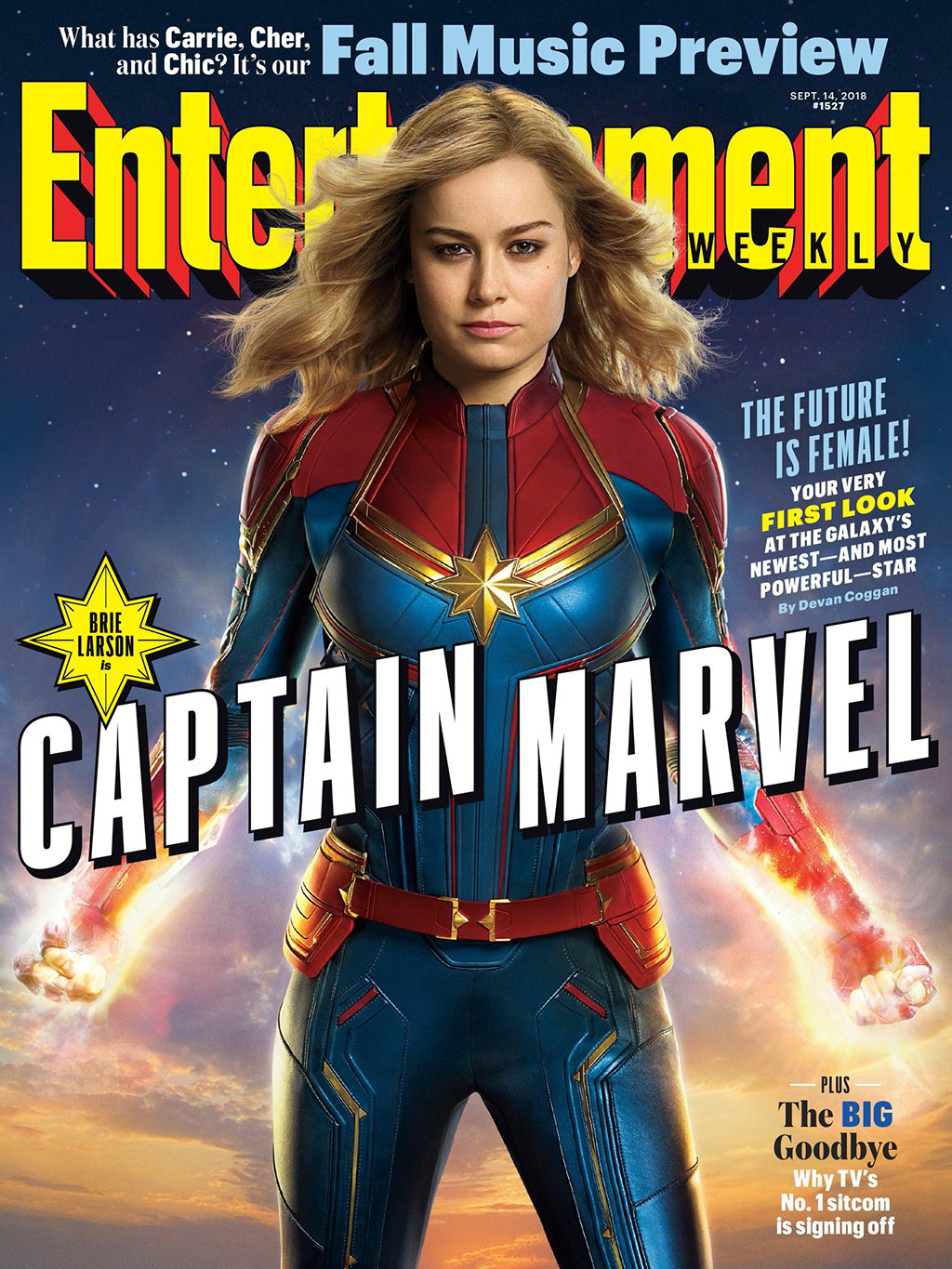 Brie Larson Looks Powerful in Captain Marvel First Look - E! Online