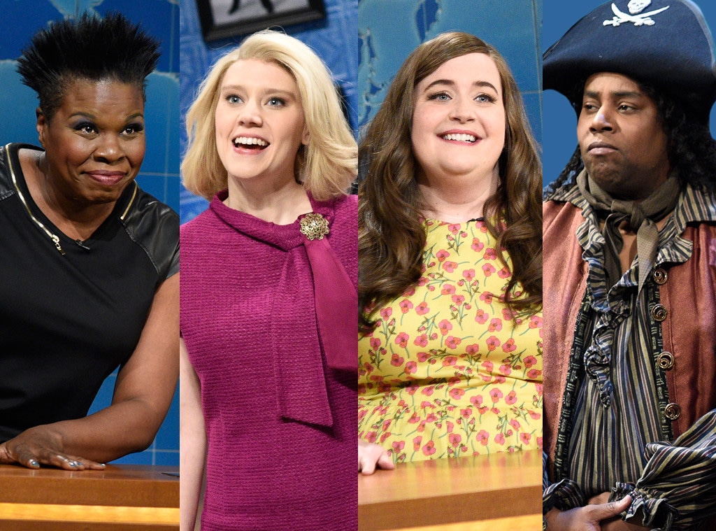 Saturday Night Live, Leslie Jones, Kate McKinnon, Aidy Bryant, Kenan Thompson 