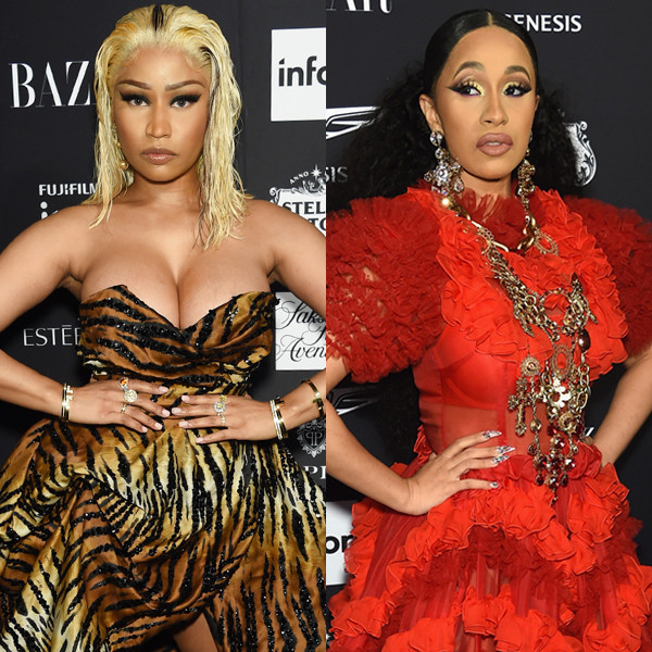 Cardi B and Nicki Minaj's Fashion Week Appearances Before Massive