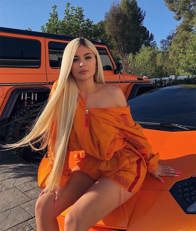 Kylie Jenner, Orange, Cars