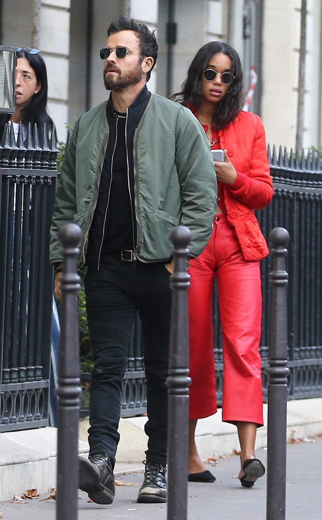 The leftovers actor is a meticulous menswear pro, never leaving the house without making when you're vibe is as steadfastly badass as theroux's, balancing that grit with careful attention to detail is key. Justin Theroux Summer Style : Justin Theroux And Actress Laura Harrier Spend Time Together In Paris E Online