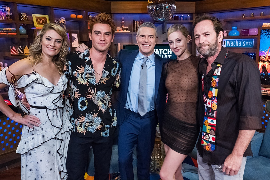 Madchen Amick, KJ Apa, Andy Cohen, Lili Reinhart, Luke Perry