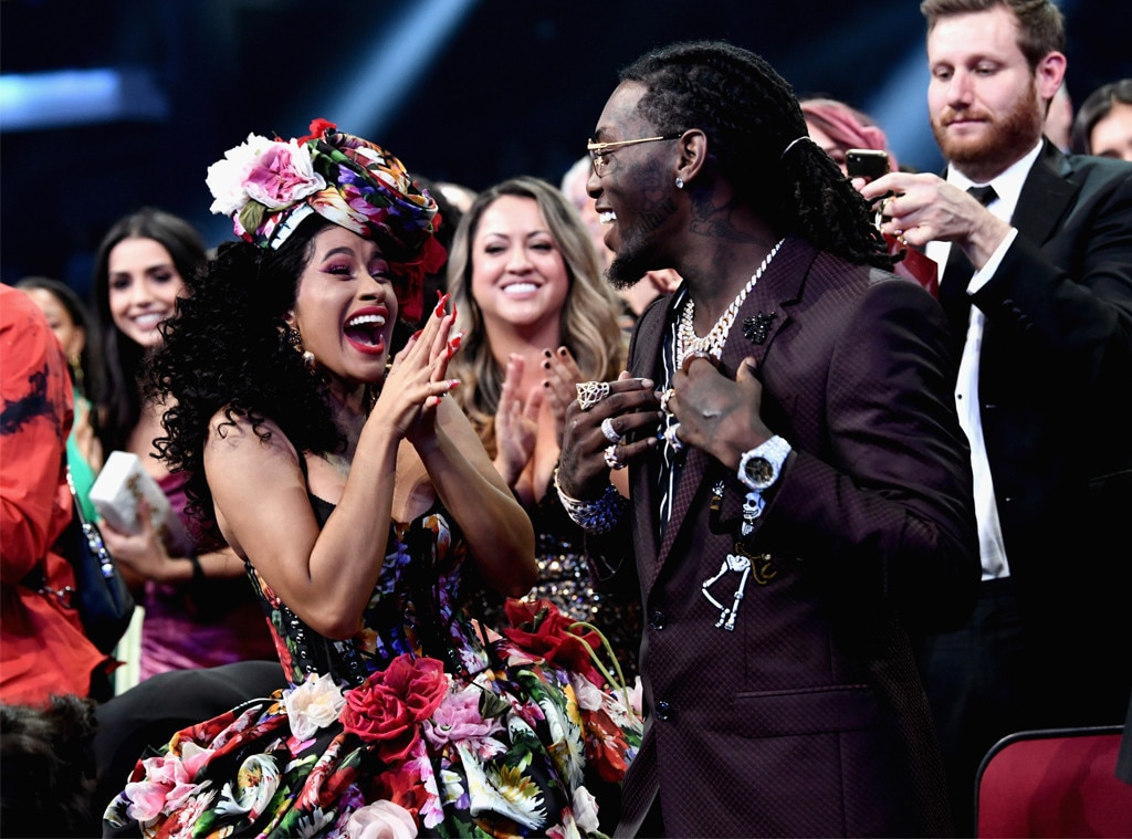 Cardi B & Offset From Los Momentos Más Cándidos De Los American Music ...