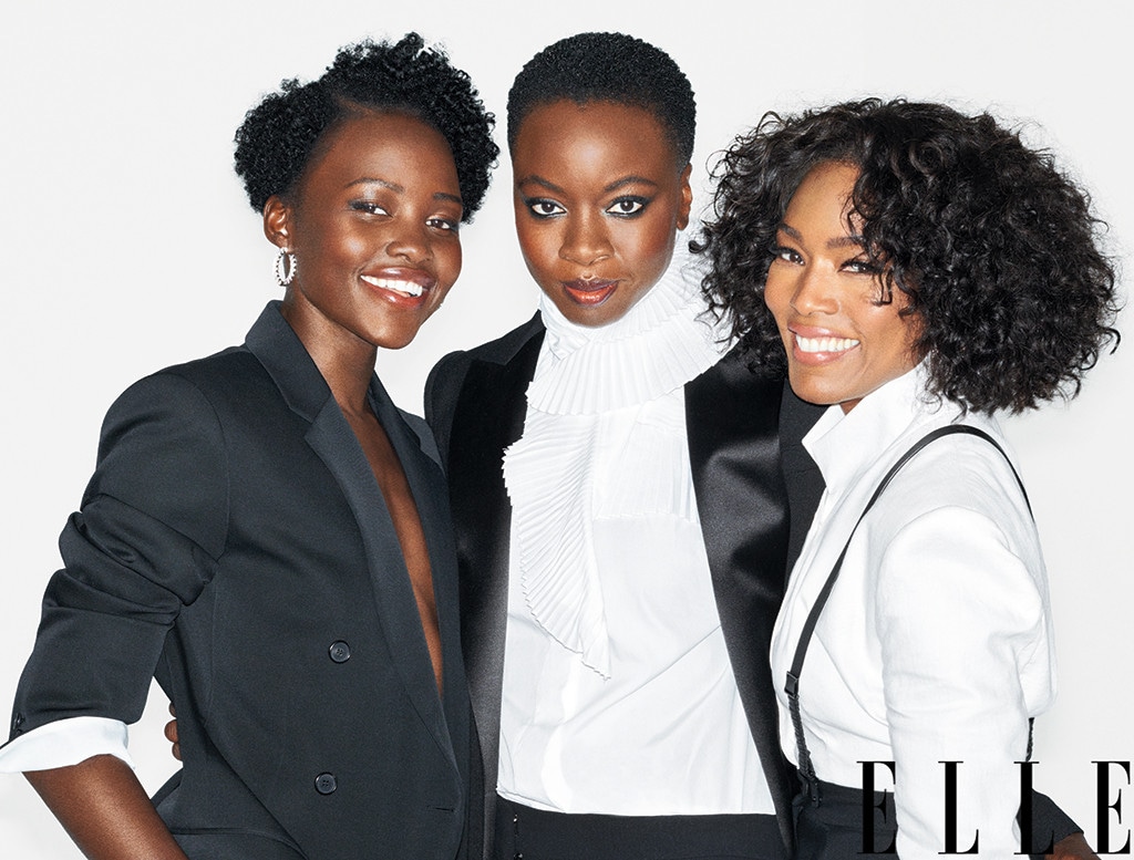 Danai Gurira, Lupita Nyong'o, Angela Bassett, ELLE