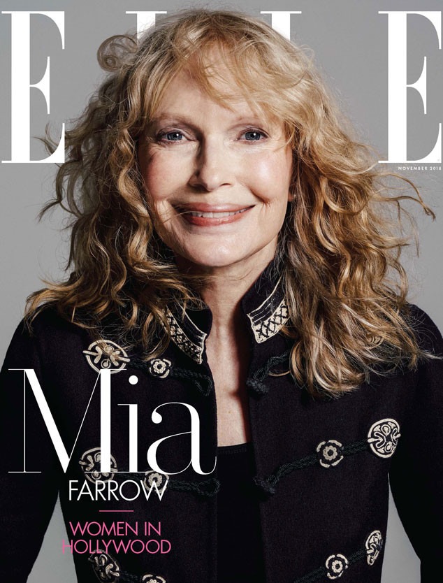 Mia Farrow, Ronan Farrow, Elle