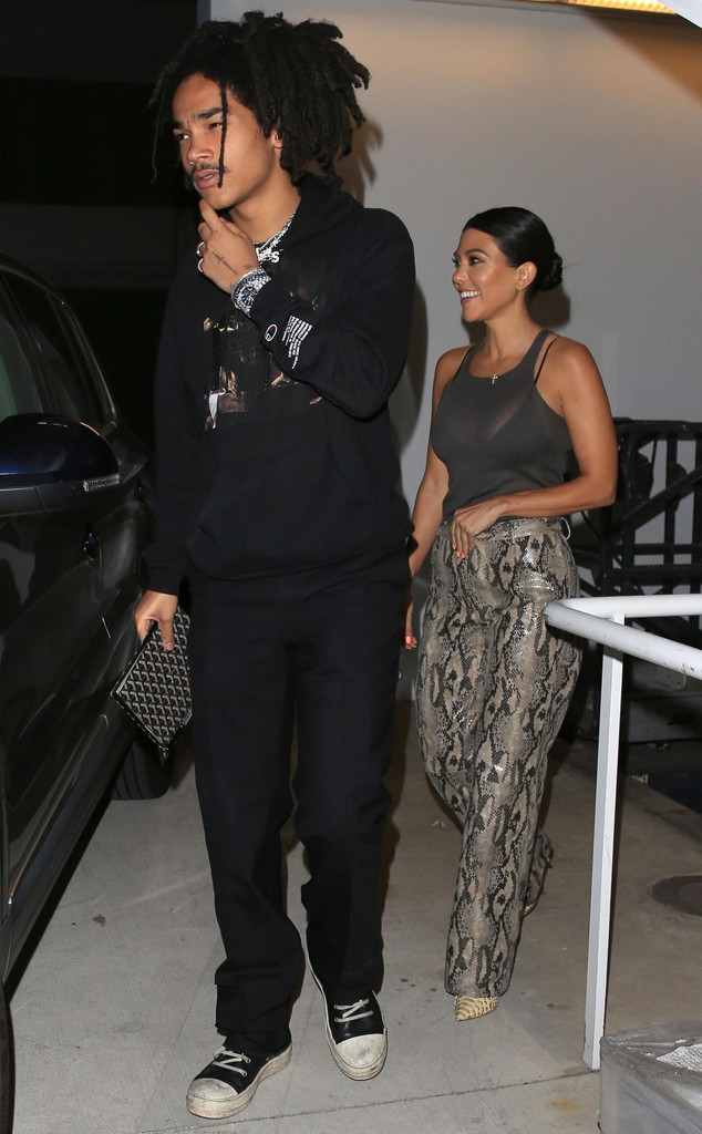 Kourtney Kardashian is all smiles as she steps out with rumoured  ex-boyfriend Luka Sabbat, 20 – one week after reported 'split' - OK!  Magazine