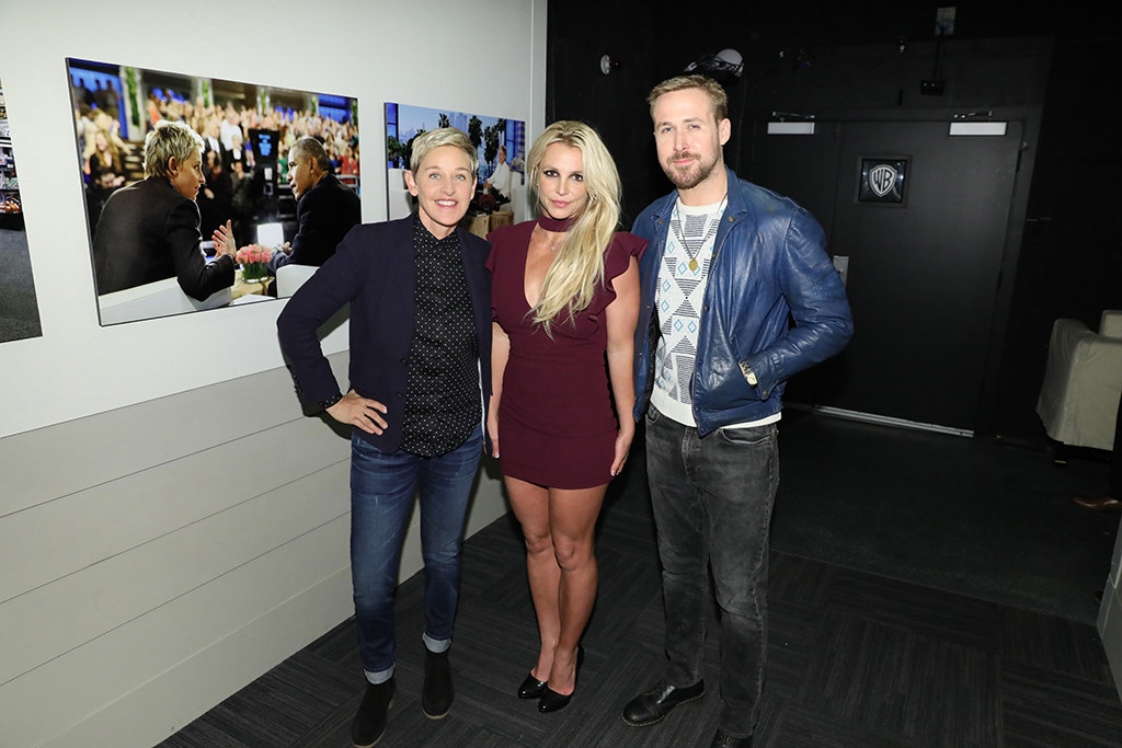 Britney Spears, Ryan Gosling, The Ellen DeGeneres Show