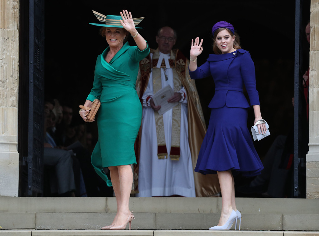 Sarah Ferguson, Princess Beatrice, Princess Eugenie Royal Wedding