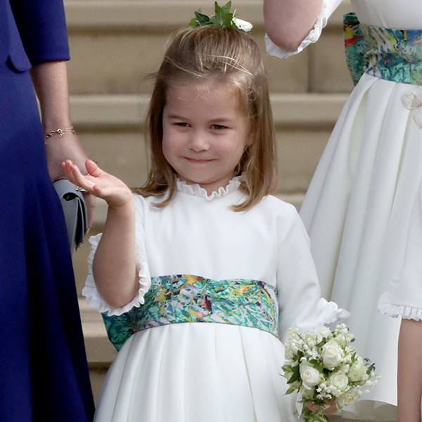 Princess Charlotte Steals the Show at Princess Eugenie's Wedding