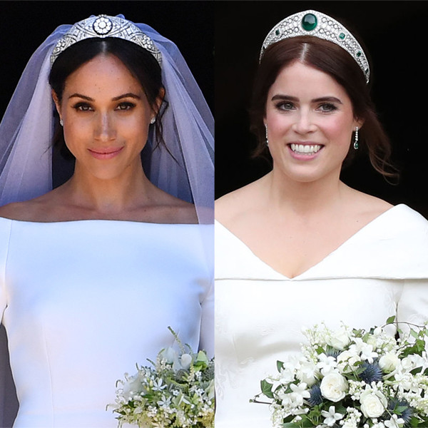 meghan markle eugenie wedding outfit